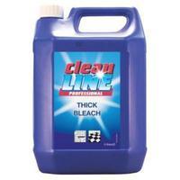 Cleanline Thick Bleach Disinfectant for Drains And Toilets (5 Litres) Pack of 2