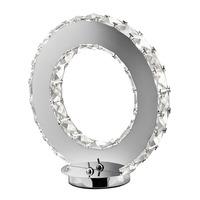 Clover LED Large Ring Table Lamp With Clear Glass Detail
