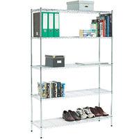 clarke clarke cs530 5 shelf wire shelving unit