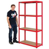 Clarke Clarke CSR4200/40RP Heavy Duty Boltless Shelving (Red)