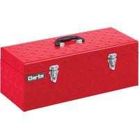 clarke clarke ctb24d 24 diamond plate steel toolbox