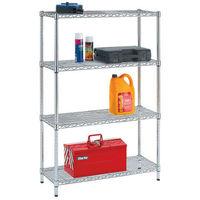 clarke clarke cs4000c 4 shelf boltless wire garage shelving