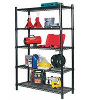 clarke clarke cs5000b 5 shelf boltless wire shelving