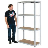 Clarke Clarke CSR4200/40LG Heavy Duty Boltless Shelving (Grey)