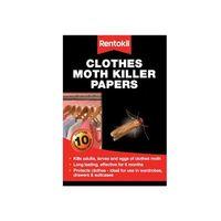 clothes moth papers pack of 10