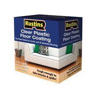 Clear Plastic Floor Coating Kit Gloss 1 Litre