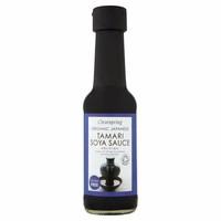 Clearspring Organic Japanese Tamari Double Strength Soy Sauce Wheat-Free (150ml) - Pack of 6