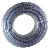 Clear Braided PVC Hose 6mm x 30m Coil Inert Welding Gas, Water, Air Compressors