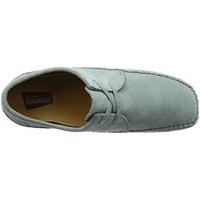 Clarks Mens Originals Weaver Suede Shoes In Blue/Grey Standard Fit Size 10