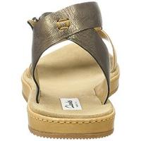 clarks romantic moon leather sandals in tan combi standard fit size 5