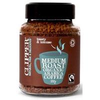 Clipper Instant Coffee - Medium Roast 100g (Pack of 6)