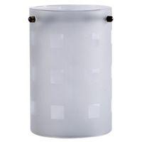 clear frosted etched cylinder light shade d11cm