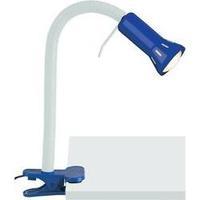 Clip lamp Energy-saving bulb E14 40 W Brilliant Antony Blue
