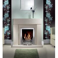 Clifton Limestone Fireplace Package With Gas Fire