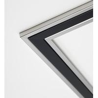 classic chrome on black trim for eko fires