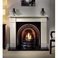 Clarendon Agean Limestone Fireplace Package With Landsdowne Cast