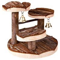 Climbing Frame for Hamsters from Natural Wood - 15 x 14 x 14 cm (L x W x H)