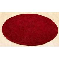 Classic Red Handcarved Wool Rug Fauna 120cm (4ft)