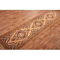 classic beige traditional rug element 60x220