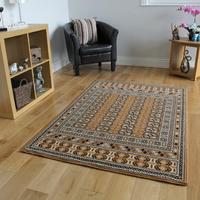 classic quality gold soft stylist design rug kensington 120cm x 170cm  ...
