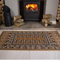 classic quality gold soft stylist design rug kensington