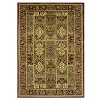 Classic Red Patchwork Style Quality Rug - 3100 Westbury - 110 cm x 160 cm (3\'7\