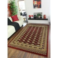 classic dark red vintage style soft quality rugs 0205 westbury 80 cm x ...