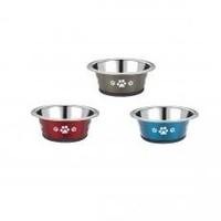 Classic Posh Paws Stainless Steel Cat Dish Assorted 240ml (Pack of 6)