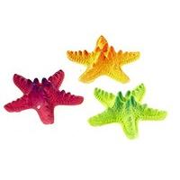 Classic Fluorescent Fun Starfish 85mm (Pack of 3)