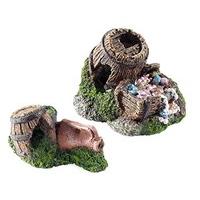 Classic Ornamental Treasure Chest And Barrel 8cm (Pack of 6)