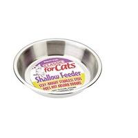 Classic Stainless Steel Shallow Cat Dish 500ml (155mm Dia) (Pack of 12)
