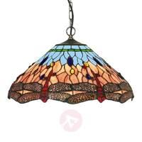 Classic Tiffany-style Dragonfly hanging light