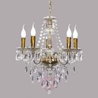 clear and brass colours perdita chandelier