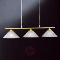 classic pendant lamp tres brass