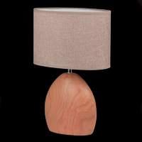 Classic table lamp Hill with a wood finish