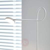 cloude white led floor lamp with rotatable head