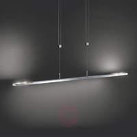 Clareo LED Hanging Light Nickel Height Adjustable