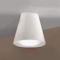 Clear LED ceiling light CONUS, 18 cm, white