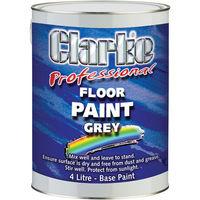 clarke clarke fp4l professional floor paint grey