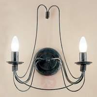 clara wall light country house style two bulb