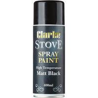 clarke clarke high temperature matt black stove paint