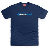 Classic Ford White & Blue Logo T Shirt