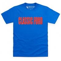 Classic Ford Red Logo T Shirt