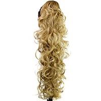 Claw Clip Synthetic Ponytail 30 Inch Long Curly Hair Piece
