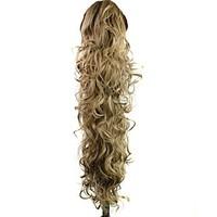 Claw Clip Synthetic Hair Extension 30 Inch Long Curly Ponytail