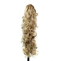 Claw Clip Synthetic Hair Extension 30 Inch Long Curly Ponytail