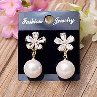 Clip Earrings Flower Style 18K gold Daisy Jewelry For Wedding Party Special Occasion Wedding Jewelry