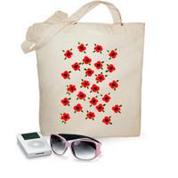 cloth bag / tote bag poppies