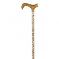 Classic Canes Patterned Derby Cane Autumn Gold