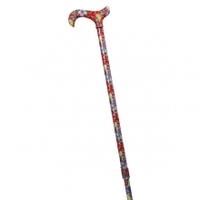Classic Canes Tea Party Adjustable Cane Red Floral